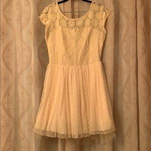 Cute lace top dress with tull bottom